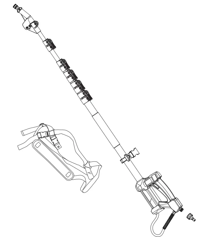 SURFACE MAXX SGY-PWA95 18-FT Pressure Washer Extension Wand