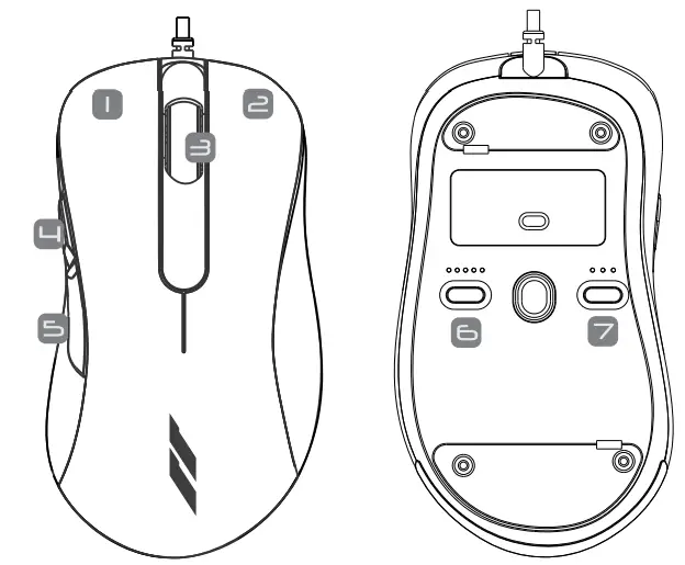 OCPC MR44 Gaming Mouse