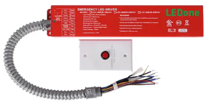 LEDone LED LOC EMDR Emergency Driver - cover