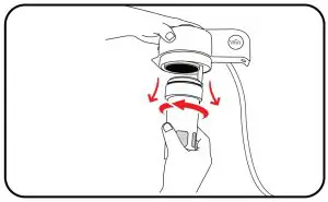 Remove the Filter Basket from the Control Lid by turning it counterclockwise.