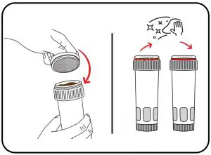 TAP FILTER BASKET CAP ONTO TOP OF FILTER BASKET