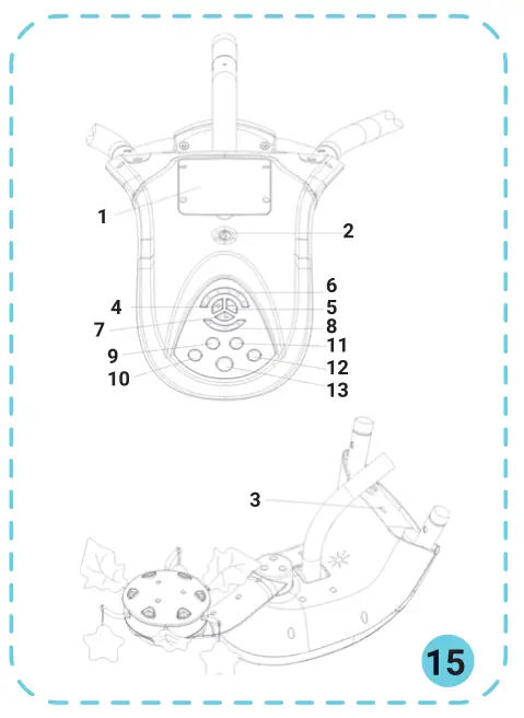 lionelo Henny 3-in 1 Baby Rocker Baby Swing and Baby Deck Chair-9