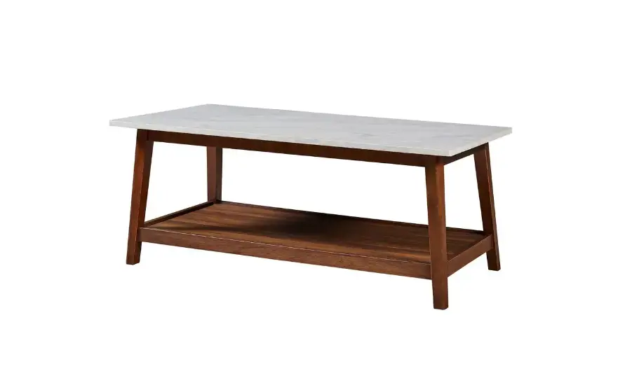 Teamson Home Vnf-00061 Kingston Faux Marble/walnut Coffee Instruction Manual