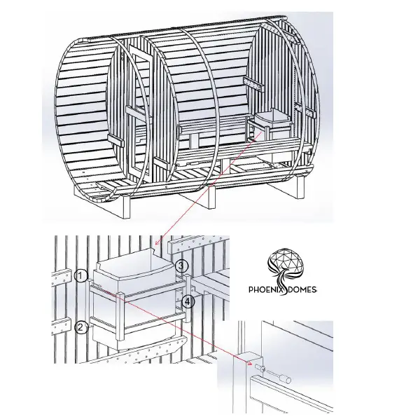 PHOENIX-DOMES-Wood-Barrel-Sauna-Installation-fig-13