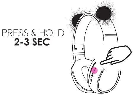 Justice JUS4000 Wireless Bluetooth Headphone - Figure 10