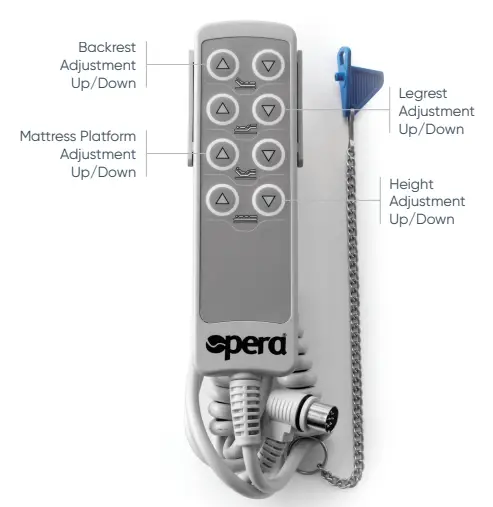 Opera BPL050-40OSR Signature Bariatric Profiling Bed User Guide