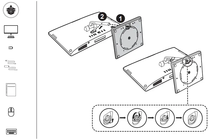 Lenovo V30a 22ITL Smart Monitor -