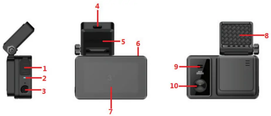 NEXTECH QV3868 4K Dashcam with Touchscreen - fig1