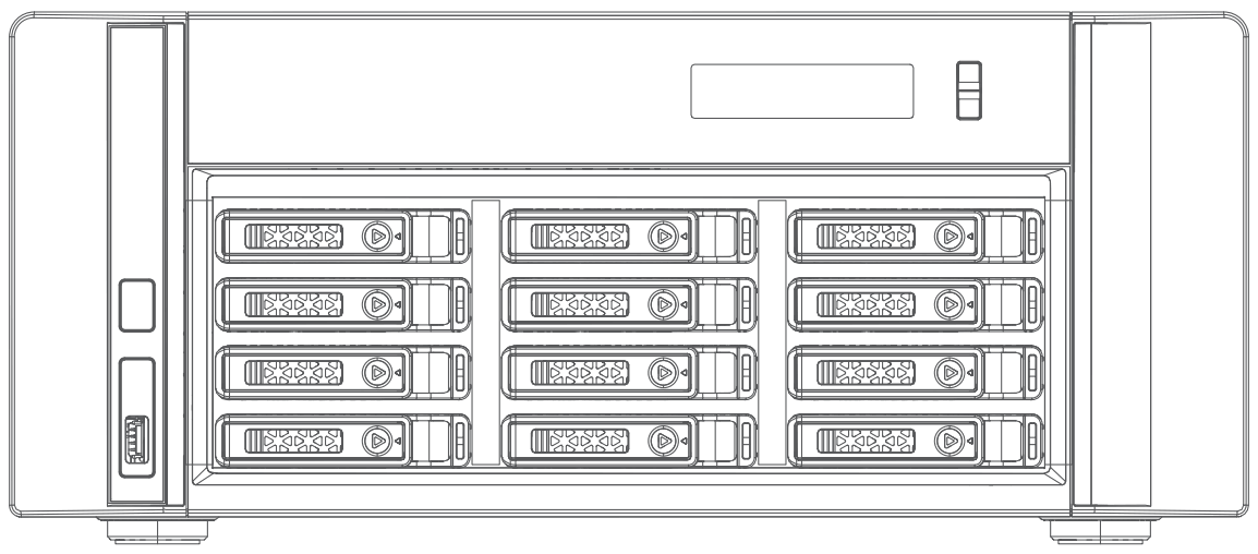 QNAP NAS TS h1290FX Flash Desktop