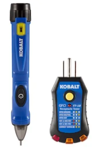 KOBALT AC-7H Kit NCV and GFCI Tester Kit