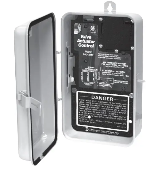 INTERMATIC PE140 Valve Actuator Control
