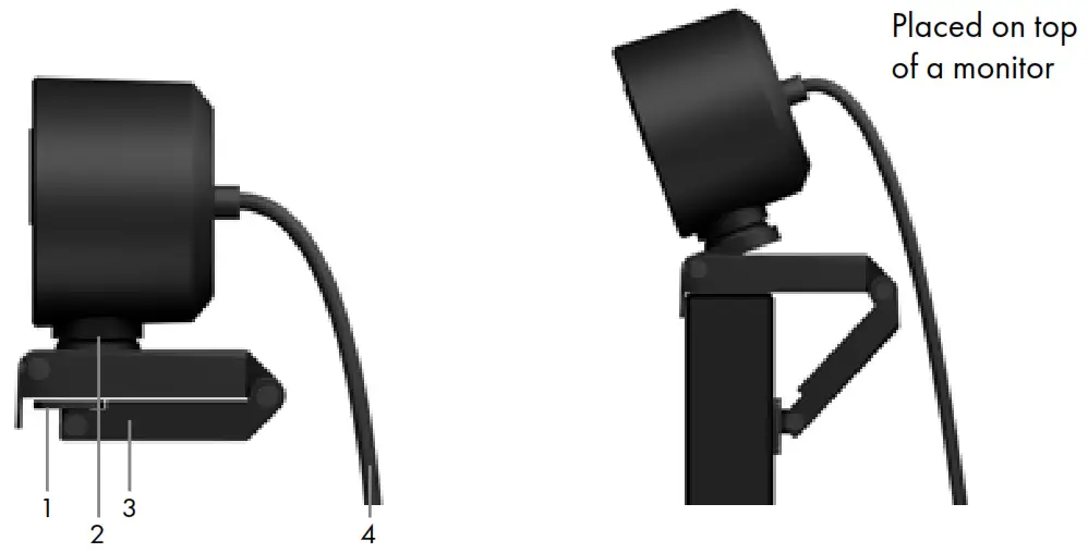 ICY BOX IB-CAM502-HD Full HD Webcam with Remote Control -2