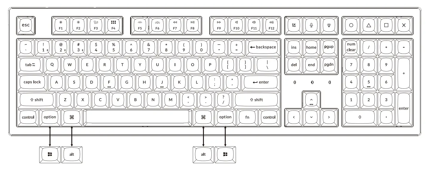 Keychron K10 Pro QMK VIA Wireless Mechanical Keyboard