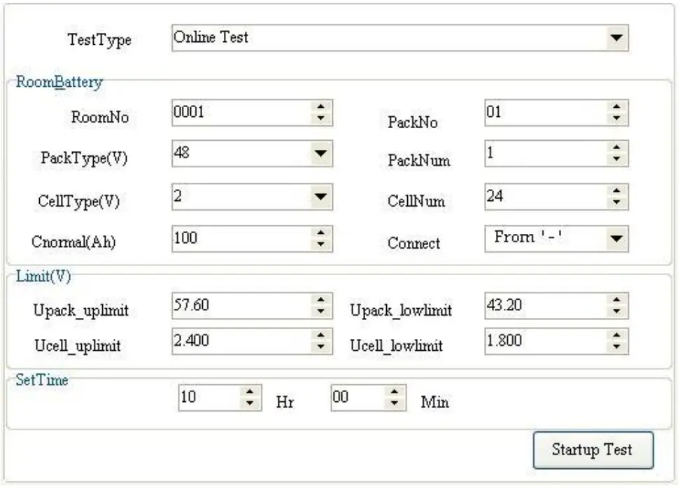 Huazheng HZFD 200 Battery Discharge Tester - time Monitor