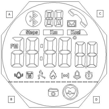 SKMEI 1542 Smart Watch-