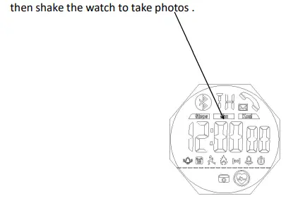 SKMEI 1542 Smart Watch-Remote Camera Setting