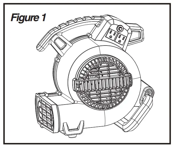 DEWALT DXAM 2260 600 Cfm Air Mover - Fig 1