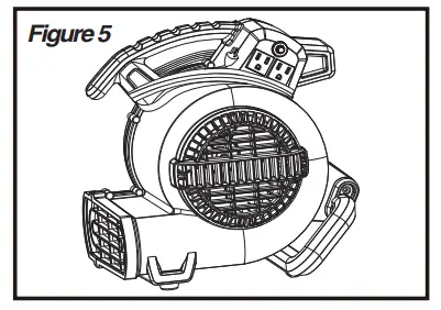 DEWALT DXAM 2260 600 Cfm Air Mover - Fig 4