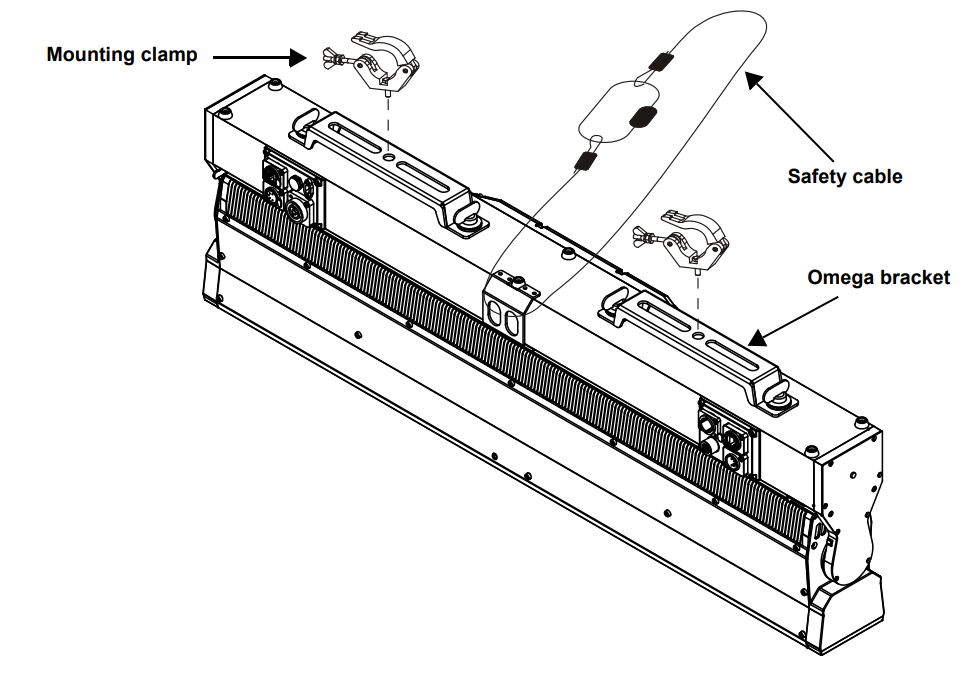 CHAUVET PROFESSIONAL COLORado PXL Bar 16 Lighting - CHAUVET PROFESSIONAL COLORado PXL Bar 16 Lighting - Mounting
