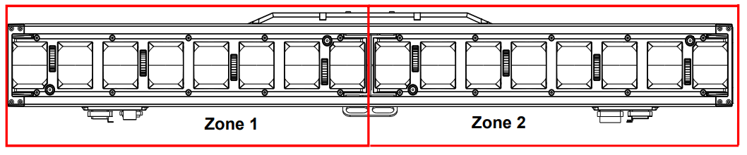CHAUVET PROFESSIONAL COLORado PXL Bar 16 Lighting - CHAUVET PROFESSIONAL COLORado PXL Bar 16 Lighting - zoom zones