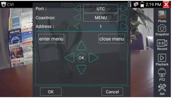 TRIPLETT 8150 CamView IP Pro 5 Inch 8MP Security Camera Tester - setting11