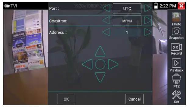 TRIPLETT 8150 CamView IP Pro 5 Inch 8MP Security Camera Tester - setting13