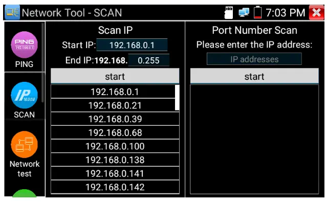 TRIPLETT 8150 CamView IP Pro 5 Inch 8MP Security Camera Tester - setting15