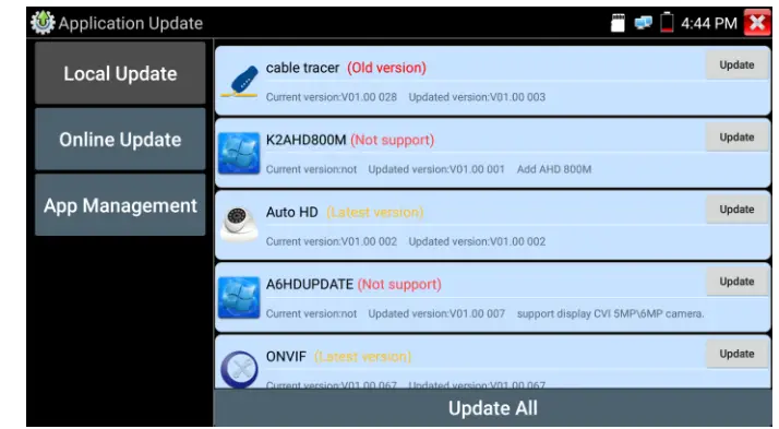 TRIPLETT 8150 CamView IP Pro 5 Inch 8MP Security Camera Tester - setting21