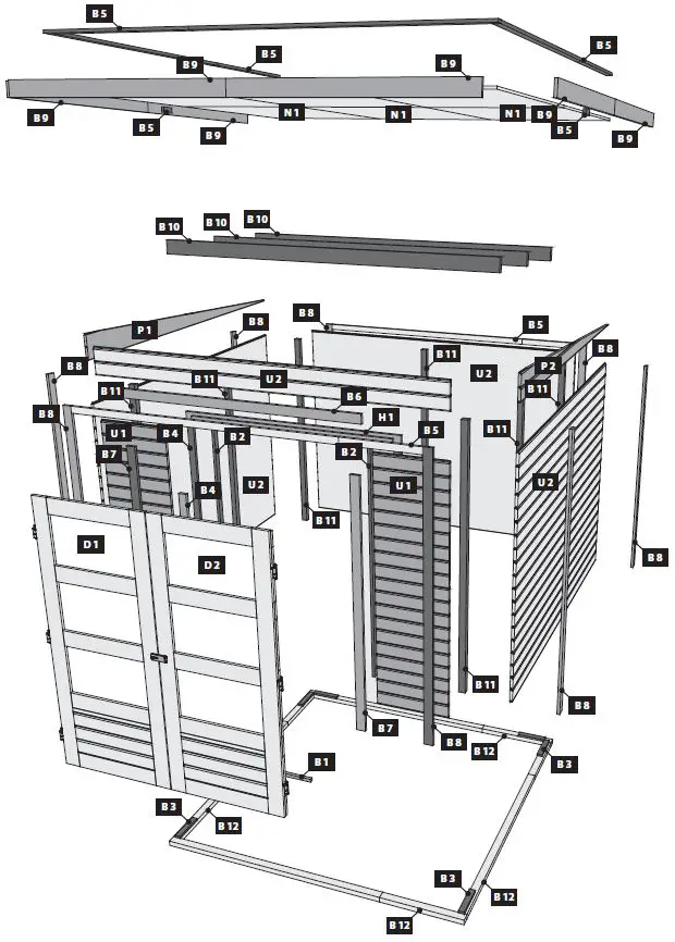 91940-Garden-house-Karibu-Minna-4-246-x-246-cm-FIG 2