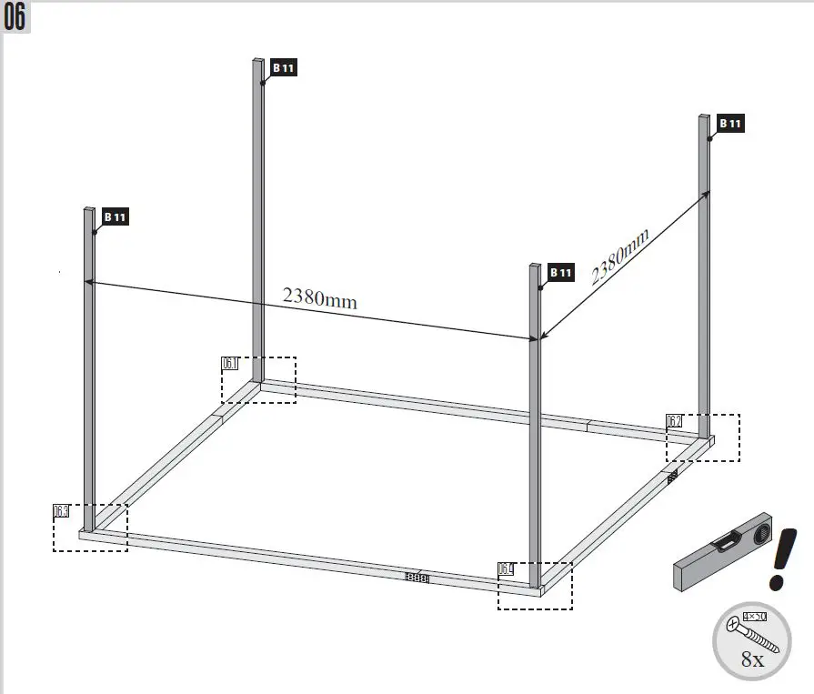 91940-Garden-house-Karibu-Minna-4-246-x-246-cm-FIG 5