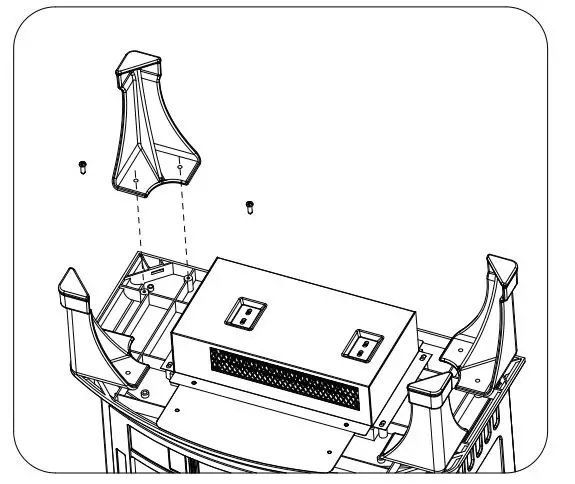 TURBRO Suburbs TS25 Electric Fireplace Stove - ASSEMBLY INSTRUCTIONS