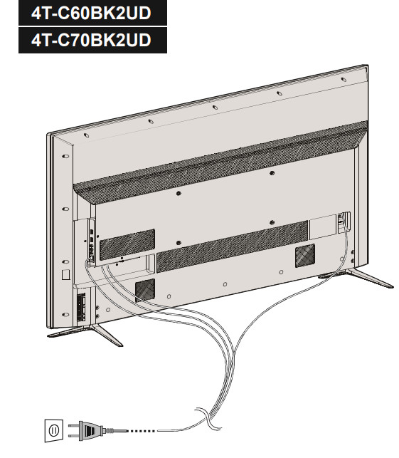 SHARP 4K Ultra HD Full Array LED- Plug