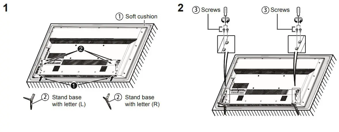 SHARP 4K Ultra HD Full Array LED- Stand