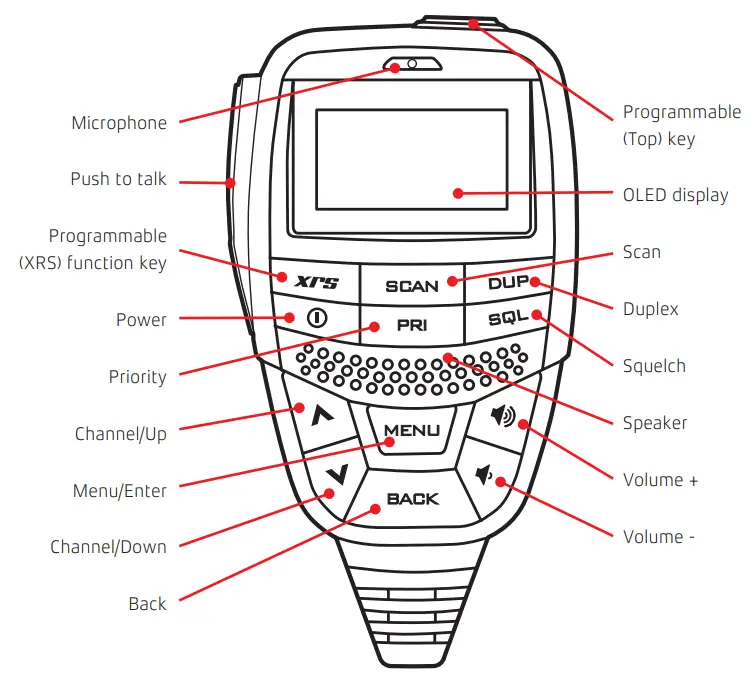 GME XRS-330C Compact Hideaway 80 Channel UHF CB Radio --