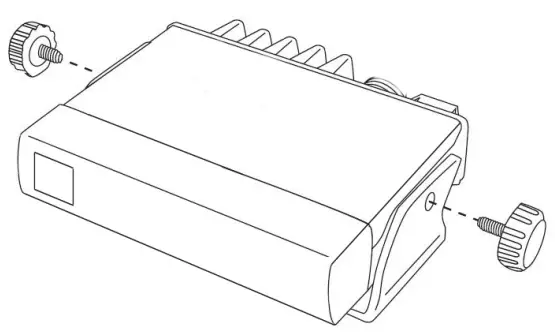 GME XRS-330C Compact Hideaway 80 Channel UHF CB Radio -- Mounting2