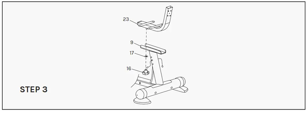 LSG RB-2 Recumbent Bike -STEP 3