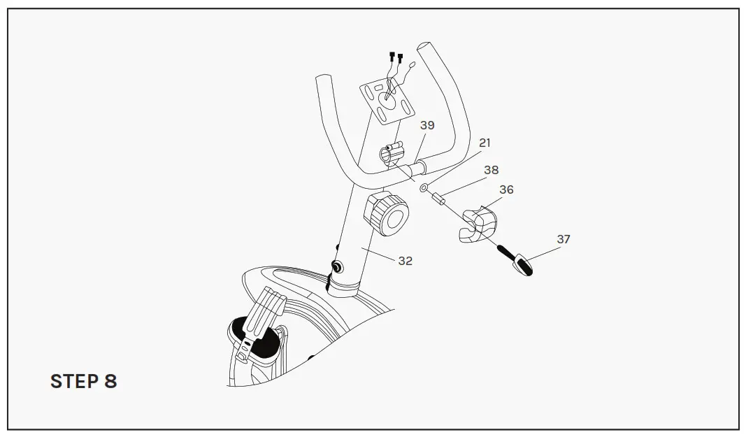 LSG RB-2 Recumbent Bike -STEP 8