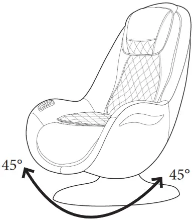 MEDISANA RS 650 Lounge Chair - Swinging the armchair