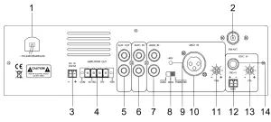 ALFATRON ALF-60W-UB Mixer Amplifier with USB, Bluetooth and FM Radio - FIG 2