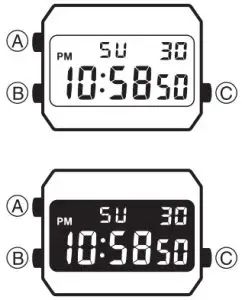 CASIO MA1904 EA Watch - Button