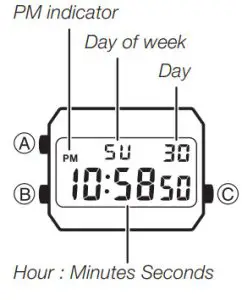 CASIO MA1904 EA Watch - Timekeeping