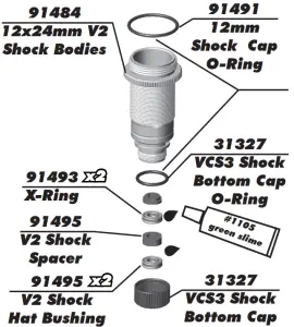 ASSOCIATED RC10B6 Team Kit - Bag 9 -1