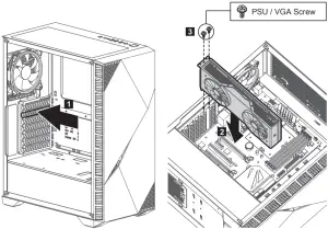 Mounting PCI-E(VGA) card