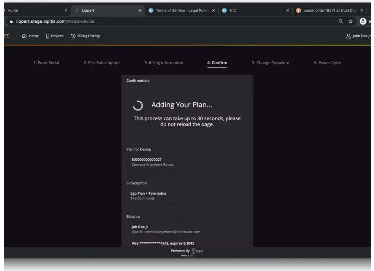 LIPPERT OneControl Hotspot Plus Telematics - Telematics portion of the plan is added