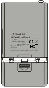 RETEKESS PR15 AM FM WB 3 Band Mini Pocket Radio - Attention