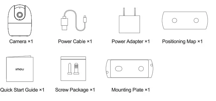 imou Ranger 2 HD Wi-Fi CCTV Camera- Package