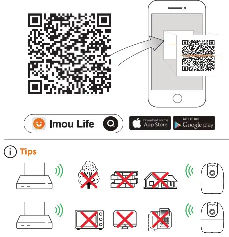 imou Ranger 2 HD Wi-Fi CCTV Camera- Tips