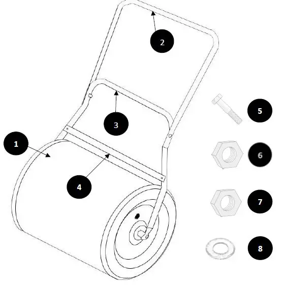 OLPLA GARDEN 3933 72L Lawn Roller fig-1