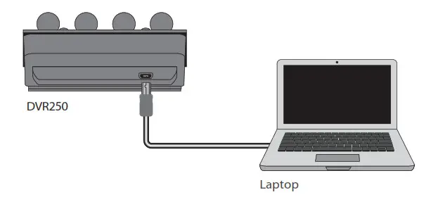 Connecting the DVR250-DT Desktop