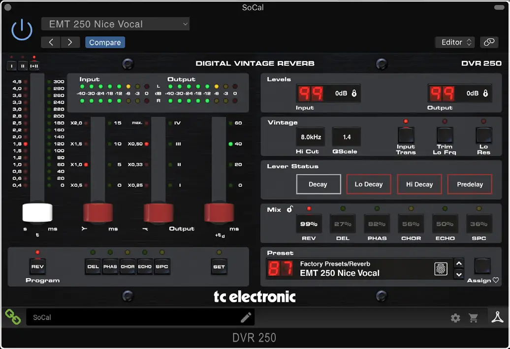 Operating the DVR250
